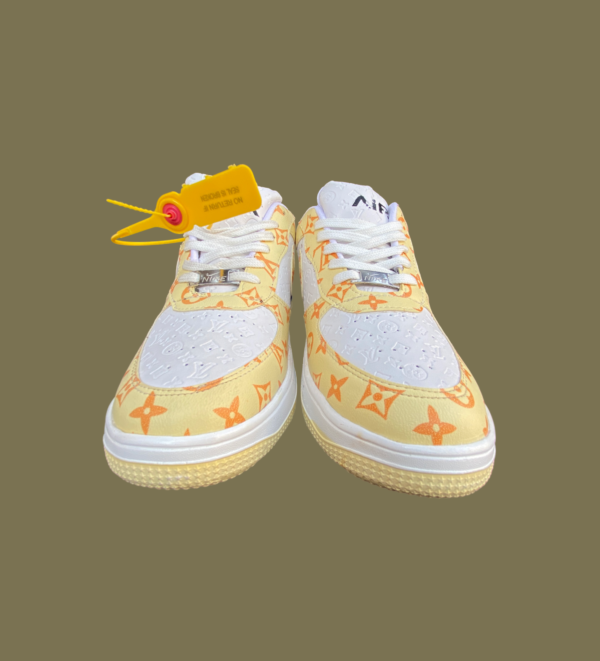 Yellow louis vuitton air force Runing Shoes - Image 4