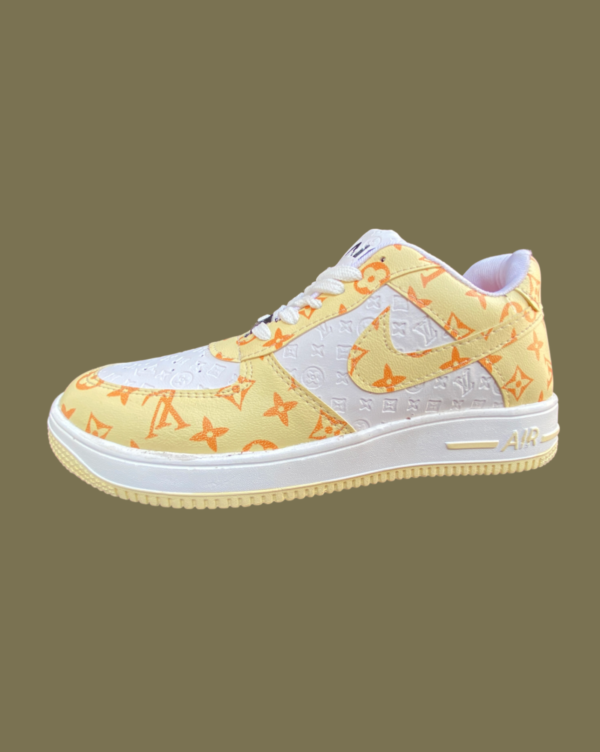 Yellow louis vuitton air force Runing Shoes - Image 3